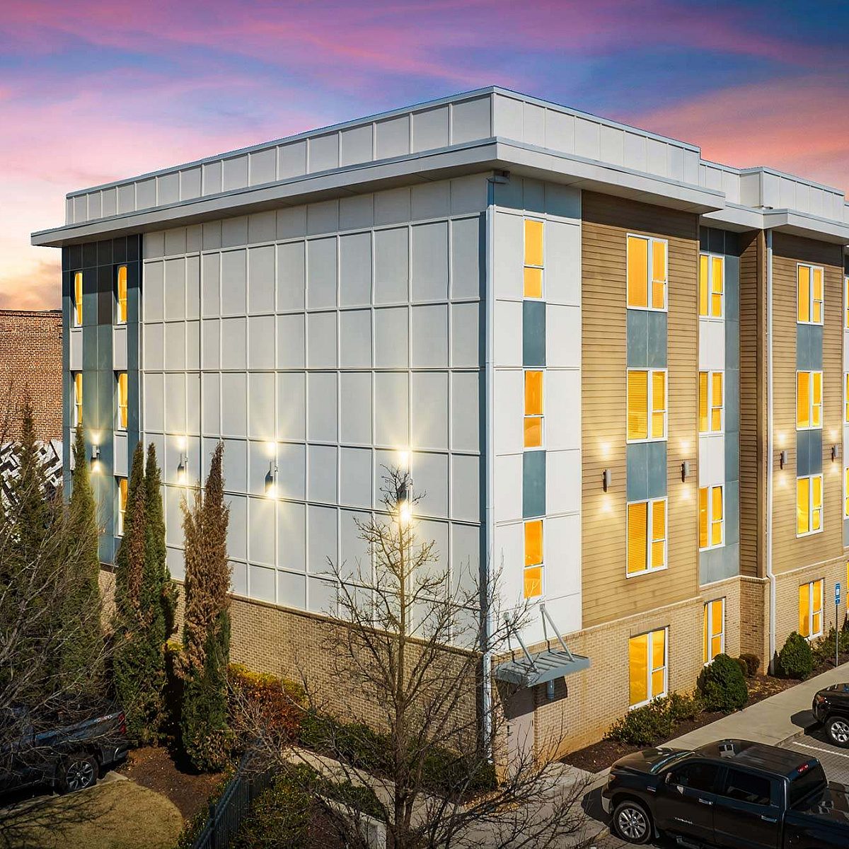 Lofts at Capricorn Twilight Exterior