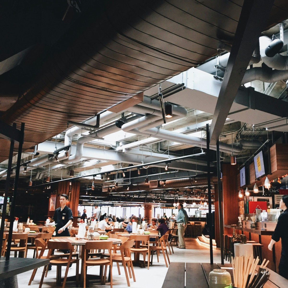 Food hall interior houston centeral