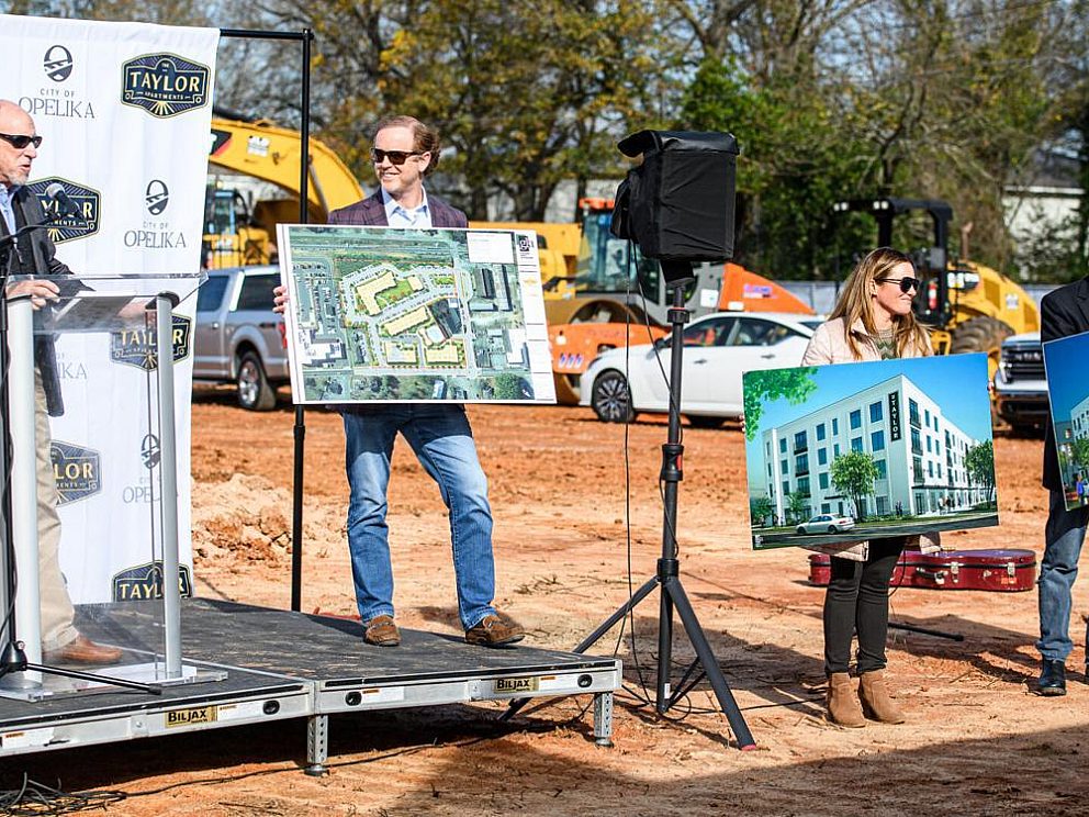 The taylor groundbreaking ceremony